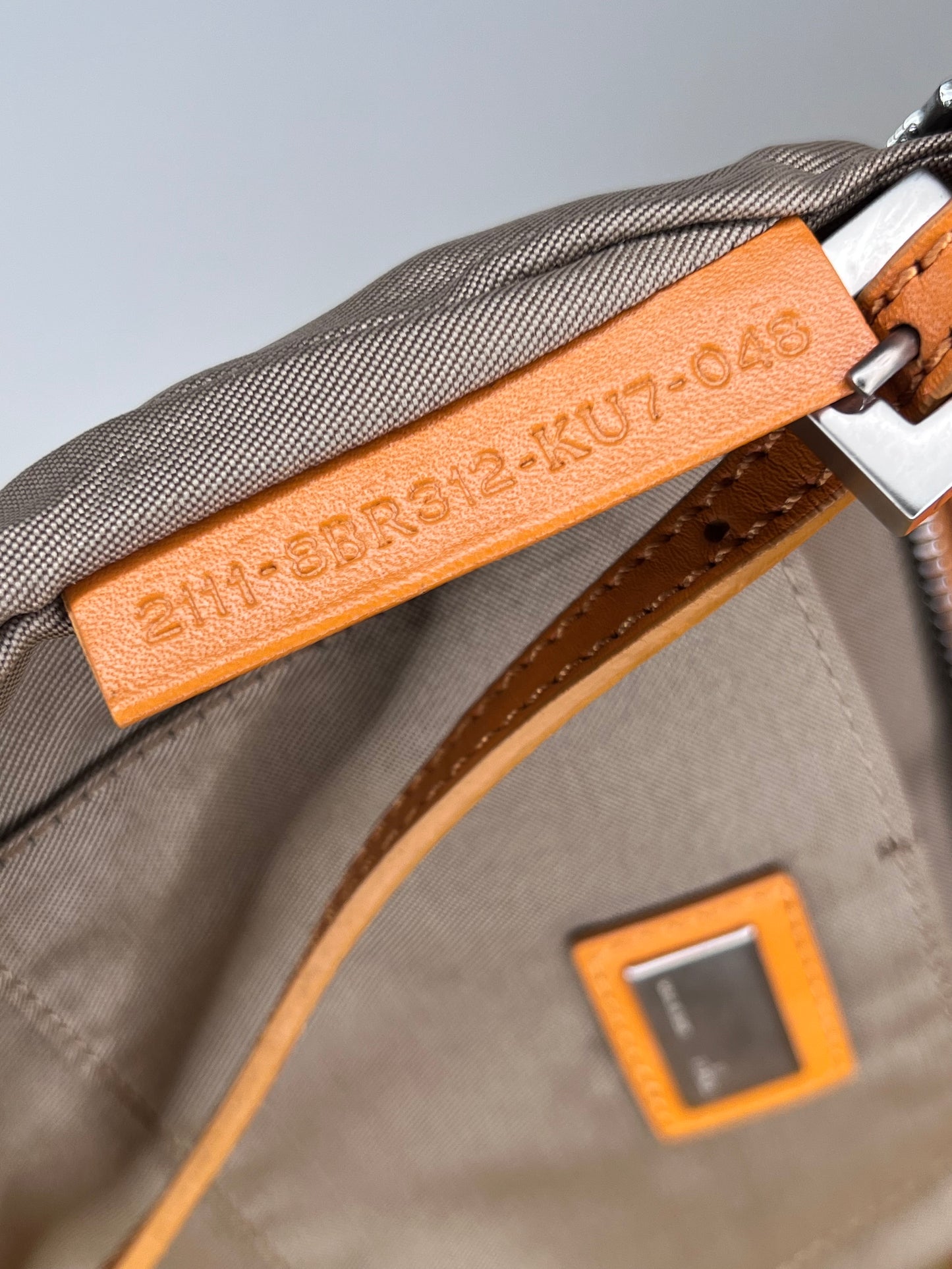 Fendi Pochette Monogram Orange