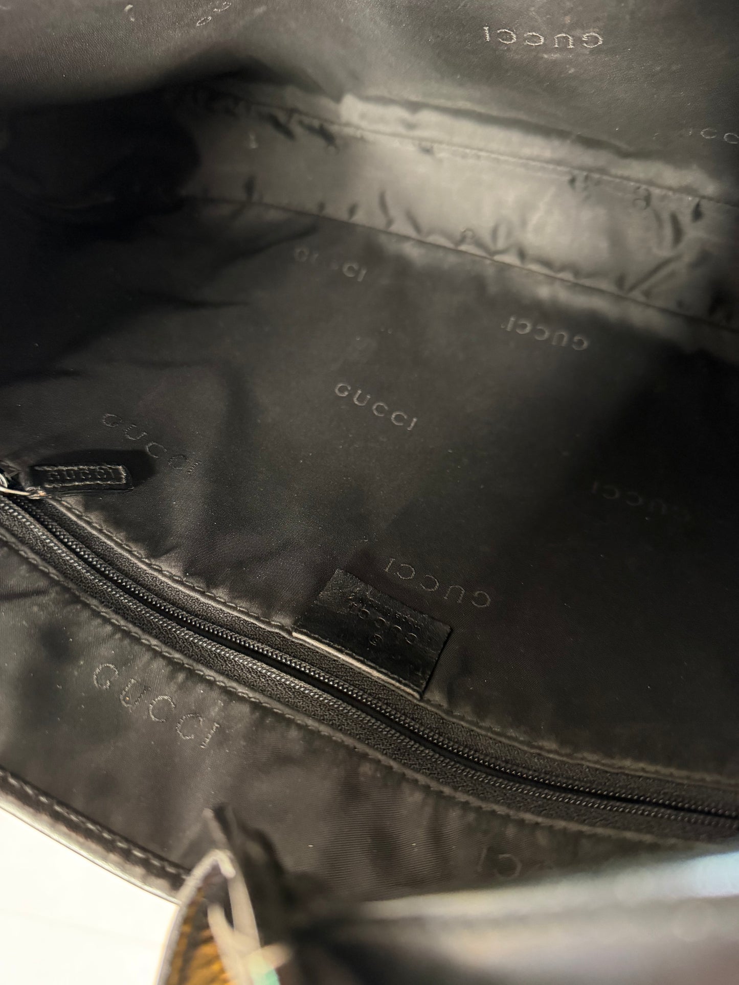 Gucci Jackie pelle liscia