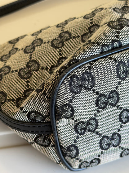 Gucci boat bag grey/black
