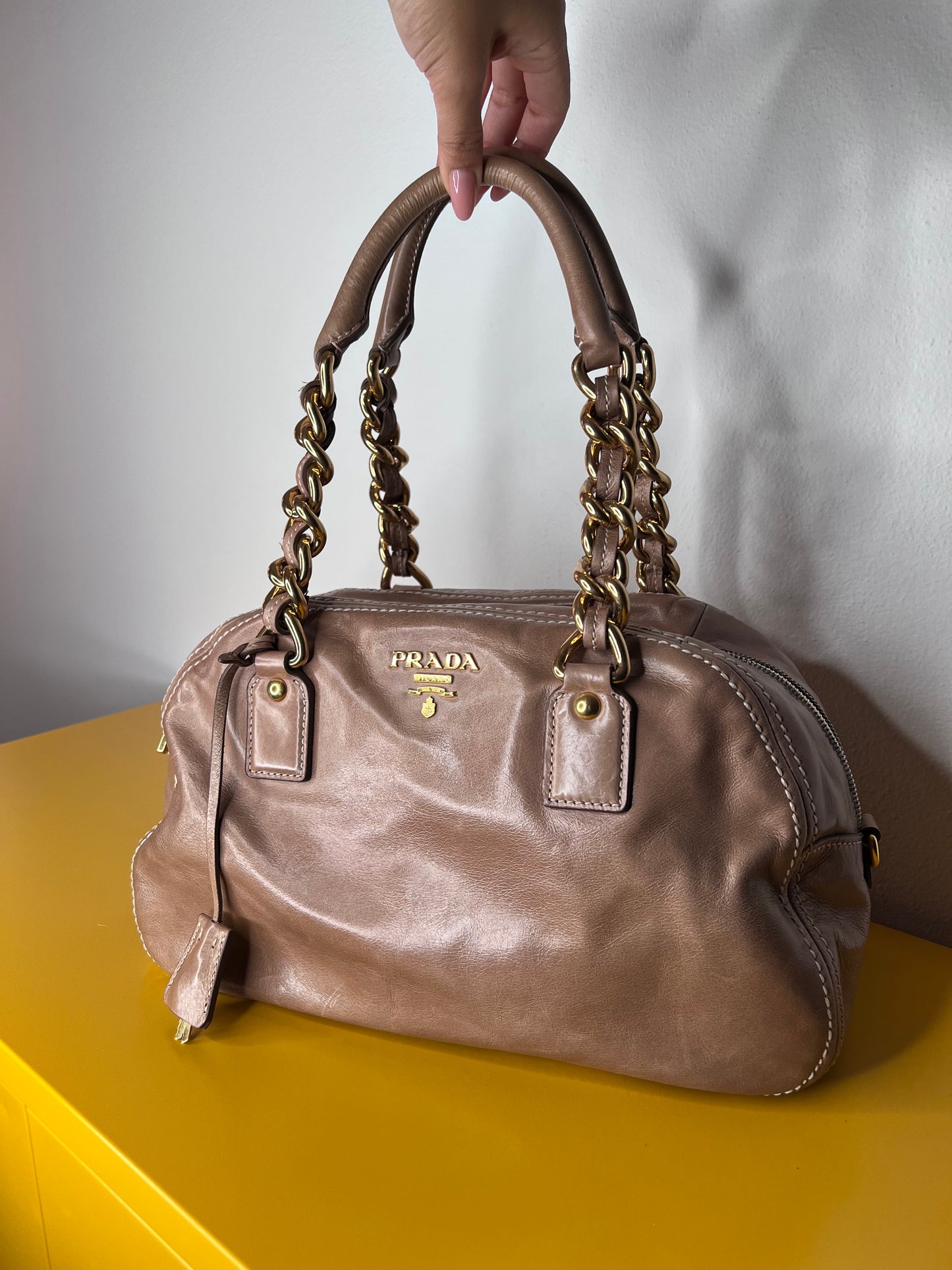 Prada Bauletto Shine