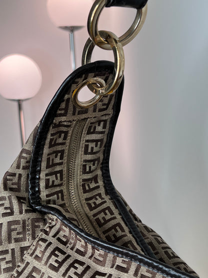 Fendi Hobo Manico Intrecciato