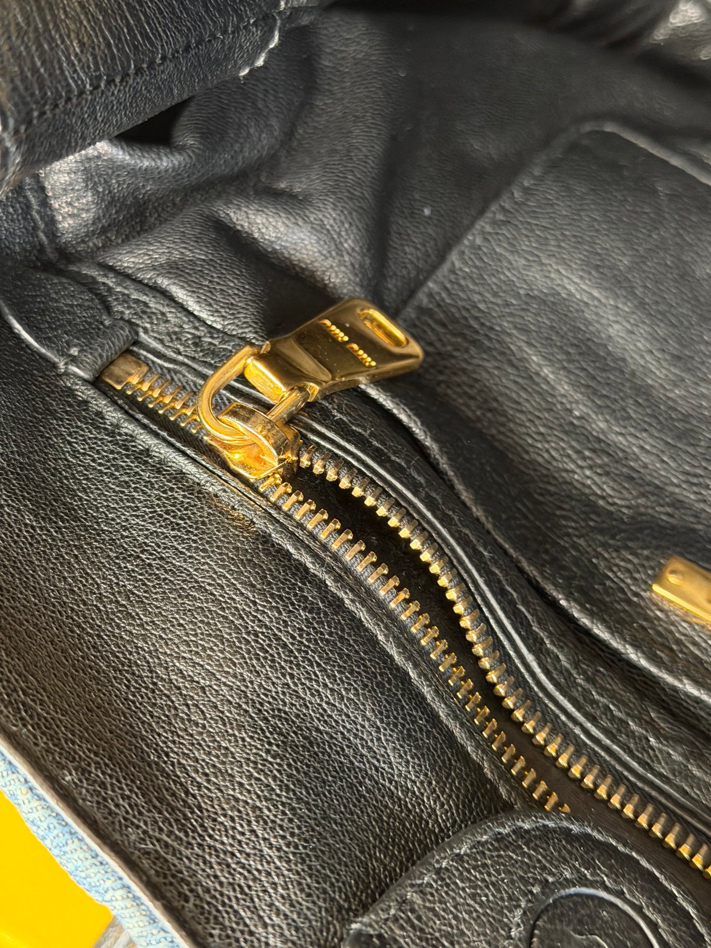 Miu Miu biker denim