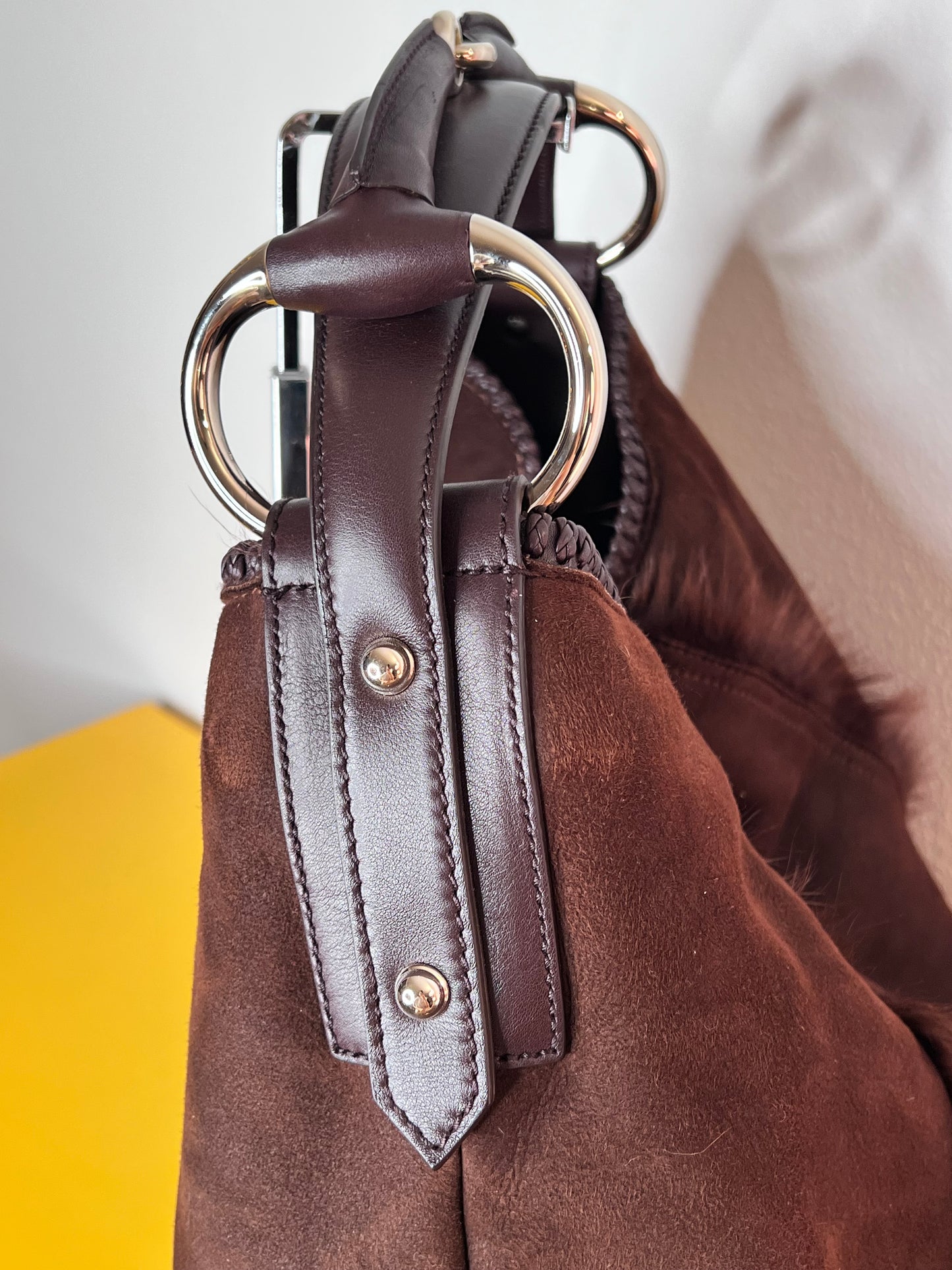 Gucci Horsebit shearling