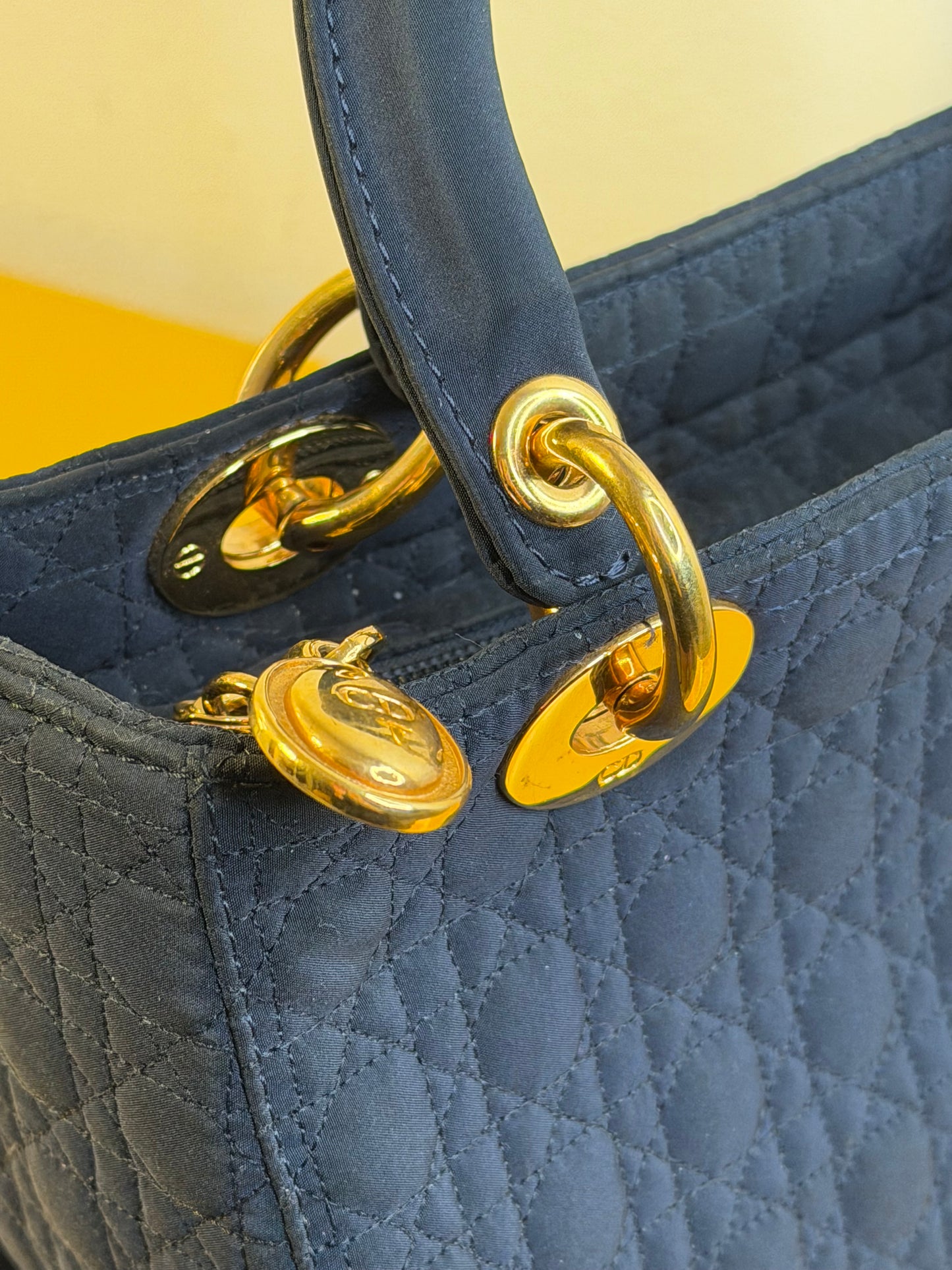 Christian Dior lady vintage blu notte