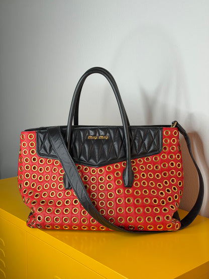 Miu Miu biker red