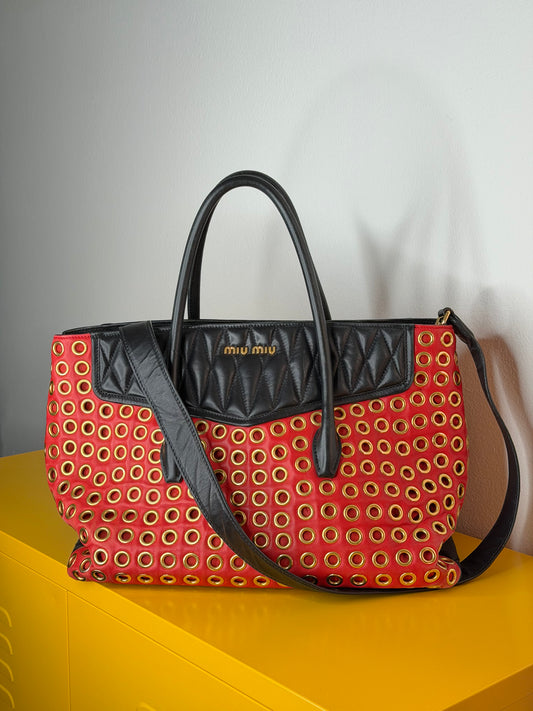 Miu Miu biker red
