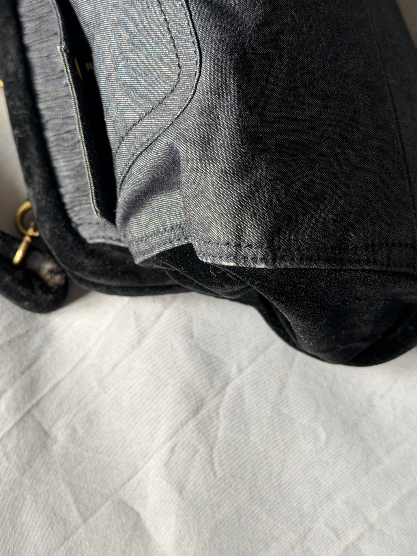 Miu Miu Mini Bag velvet/denim