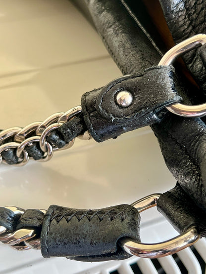 Prada leather chain