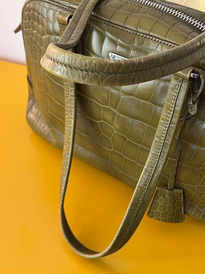 Bauletto Prada Verde