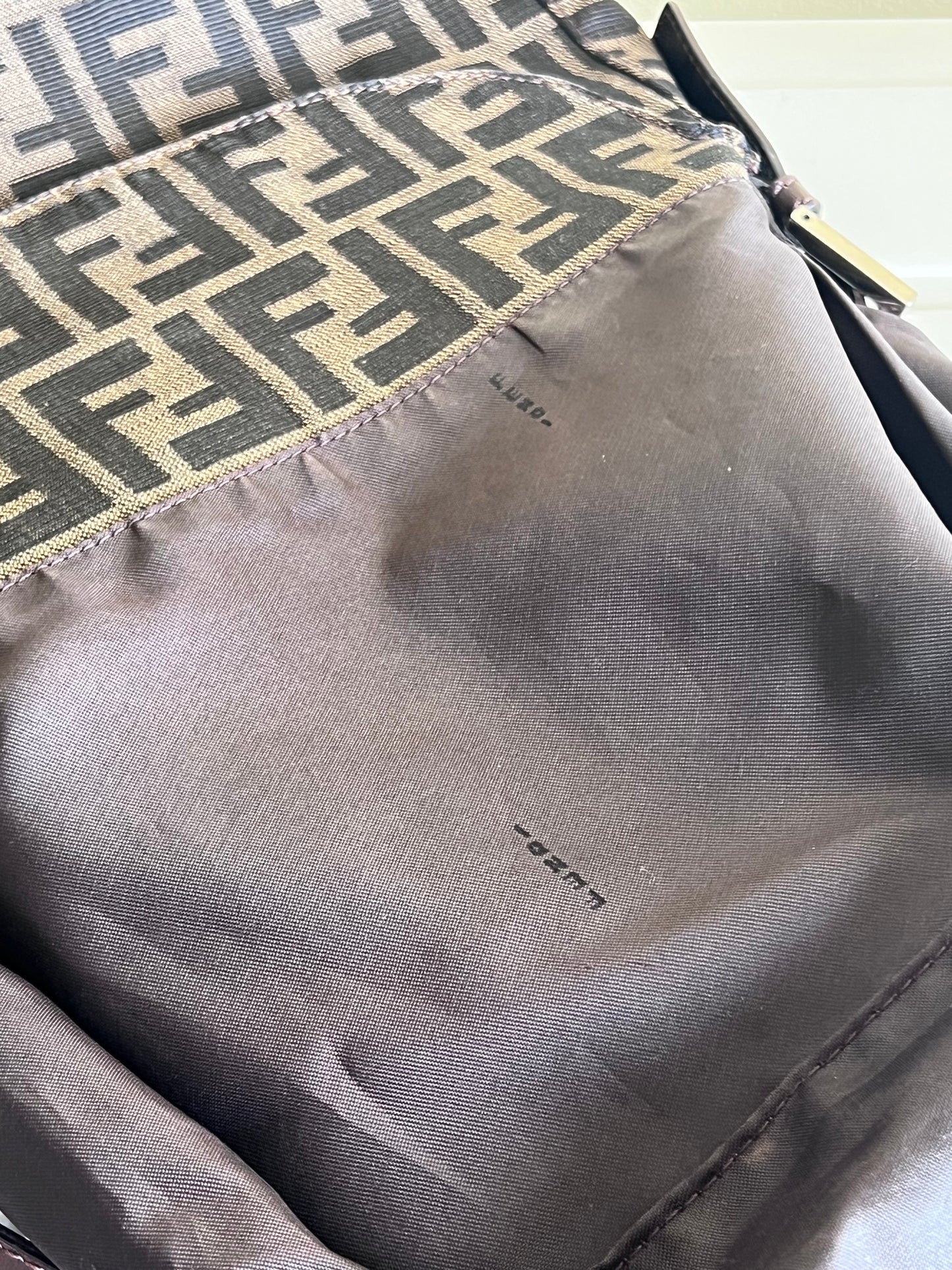 Fendi Mamma Zucca double Flap