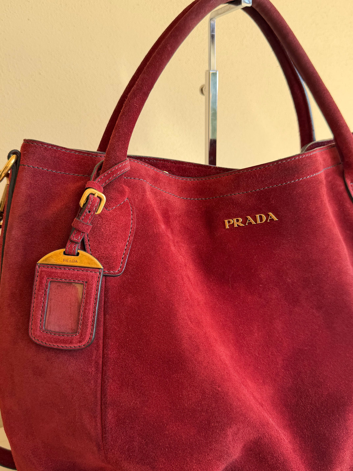 Prada Tote Bordeaux