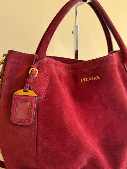 Prada Tote Bordeaux
