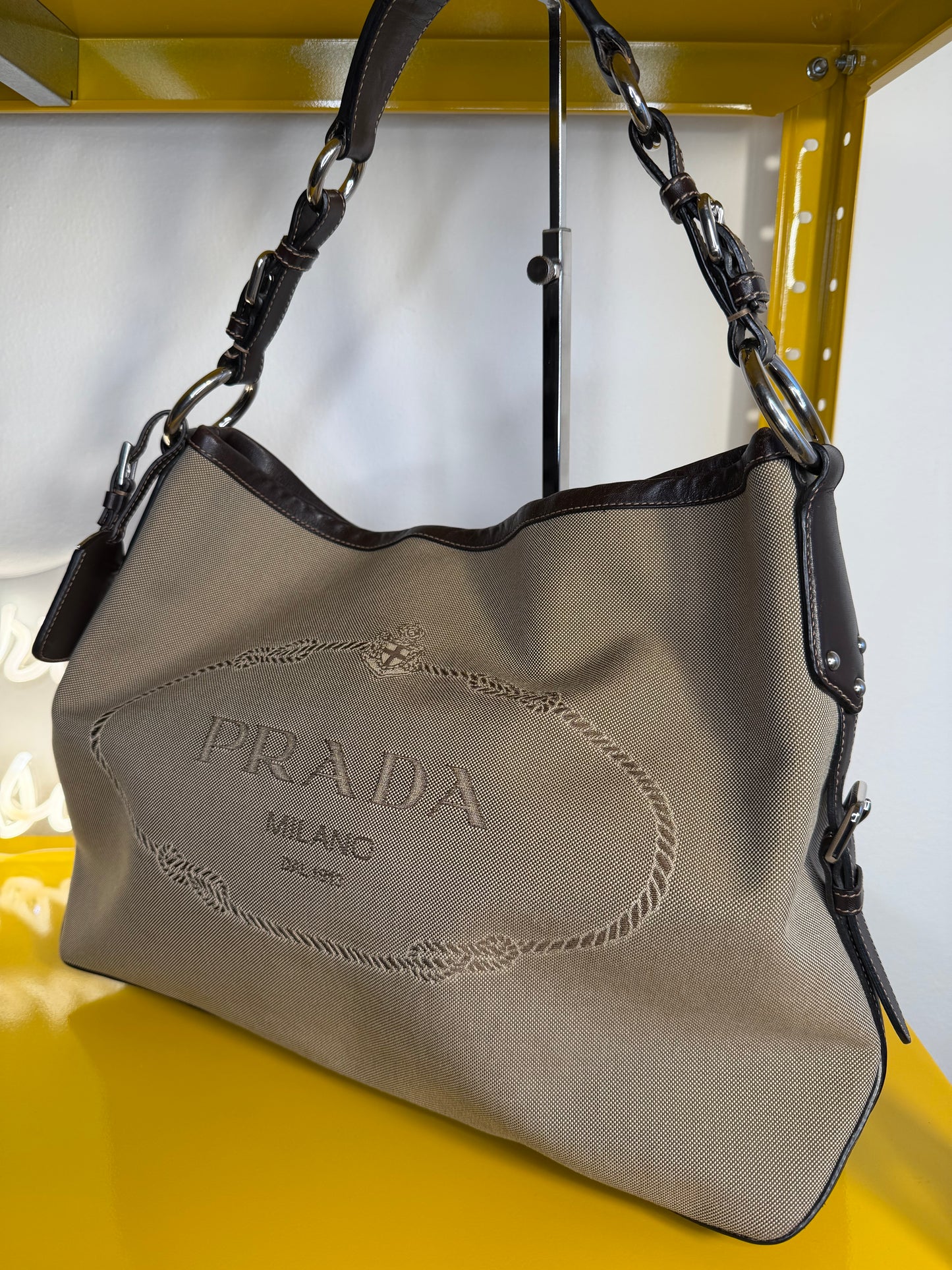 Prada logo Jaquard