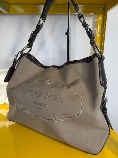 Prada logo Jaquard