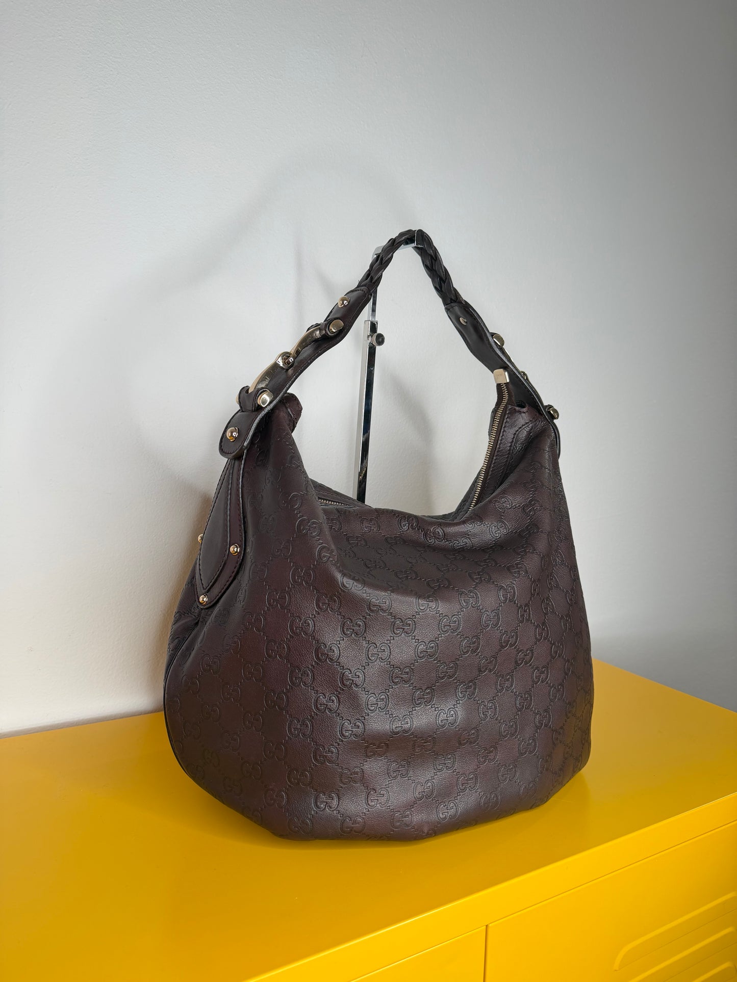 Gucci Hobo pelle marrone