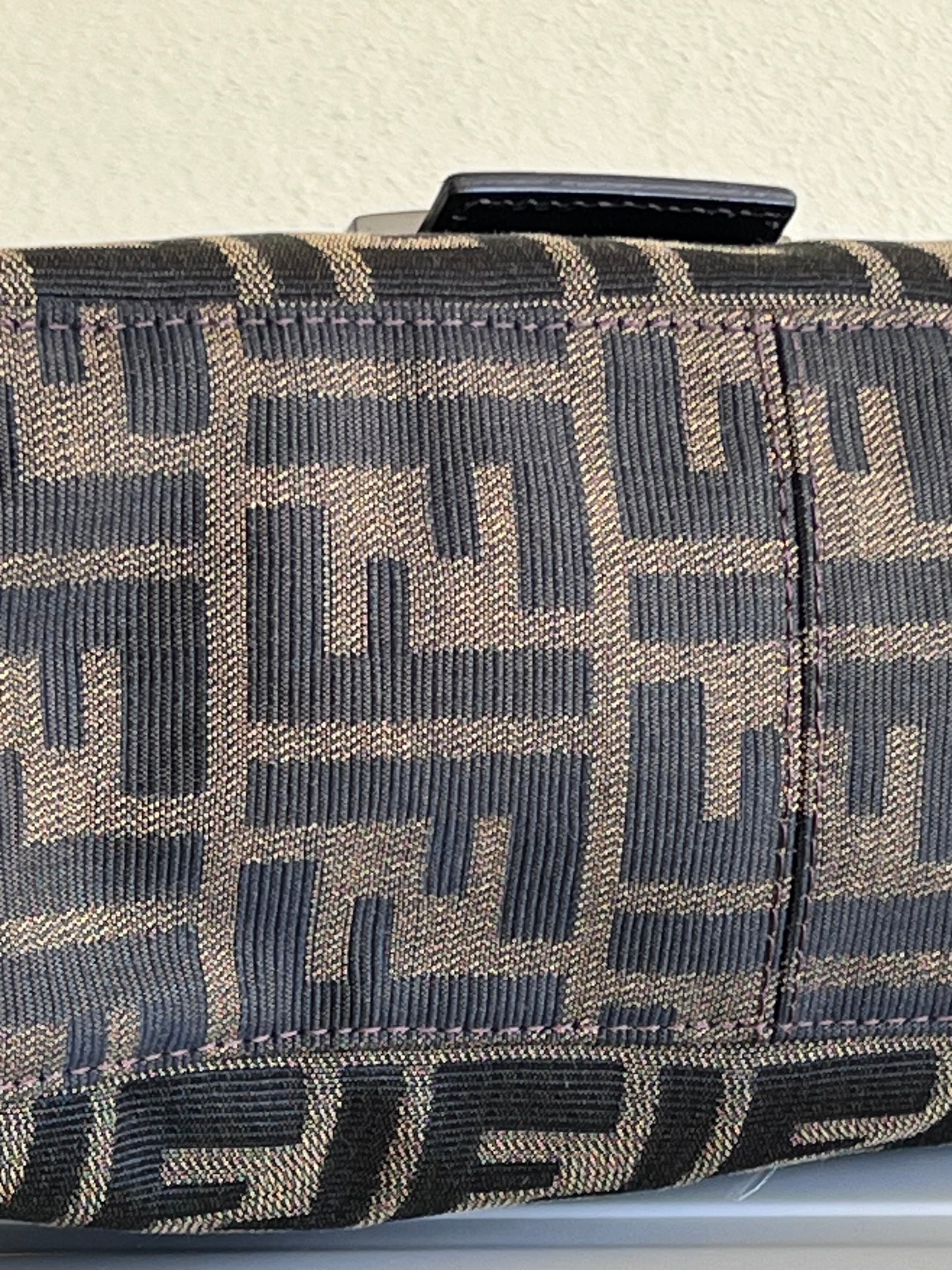 Fendi baguette Double Flap Zucca