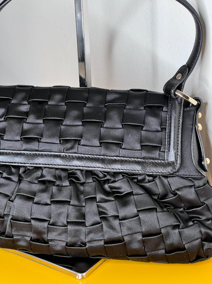 Fendi Chef raso/pelle nera