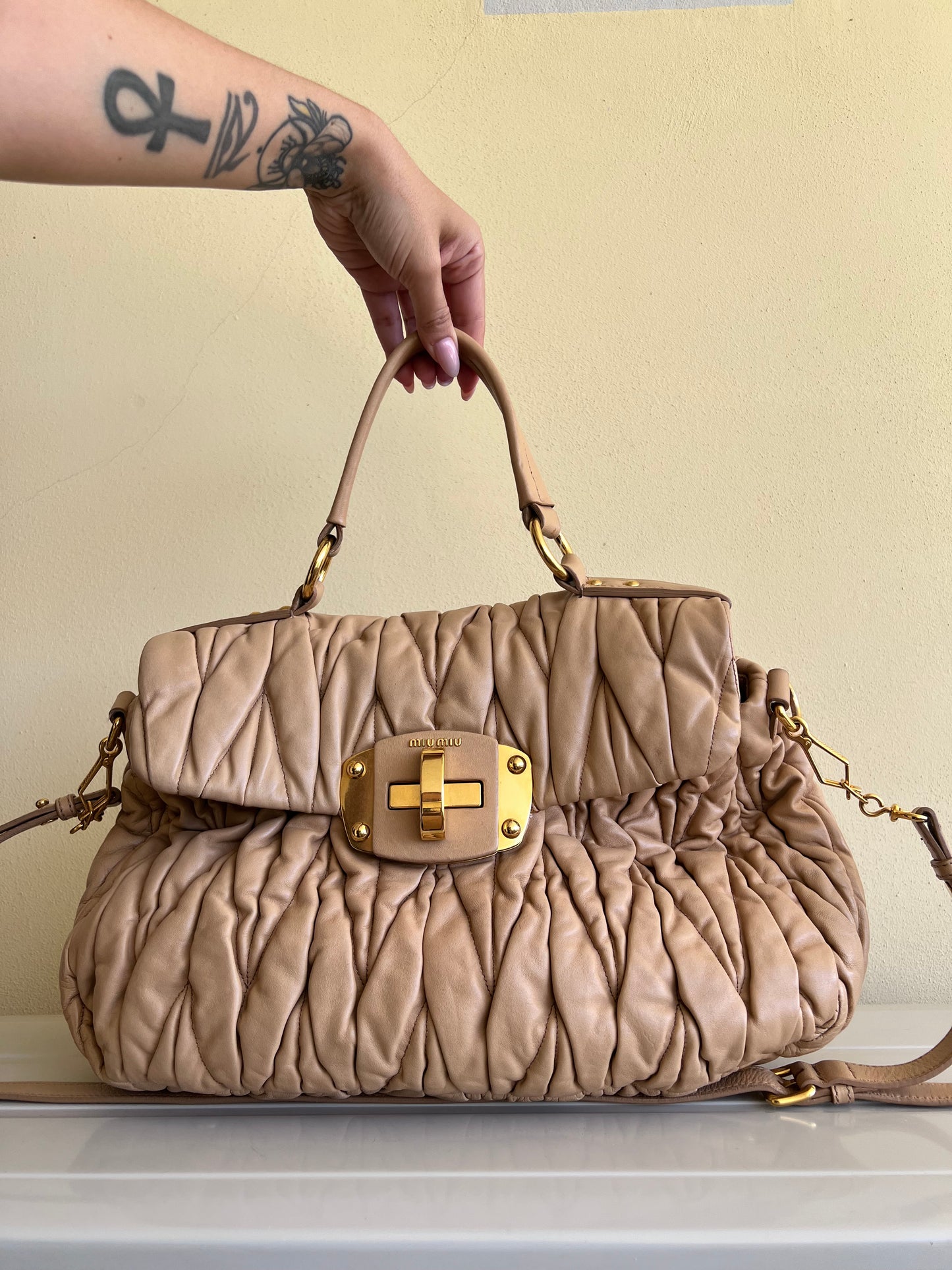 Miu Miu Pattina Matellassé