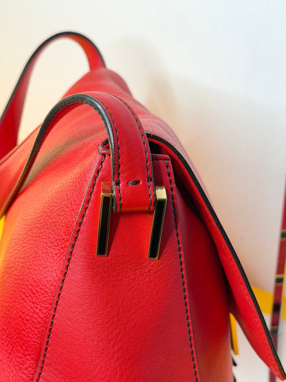 Fendi Mama Baguette rossa