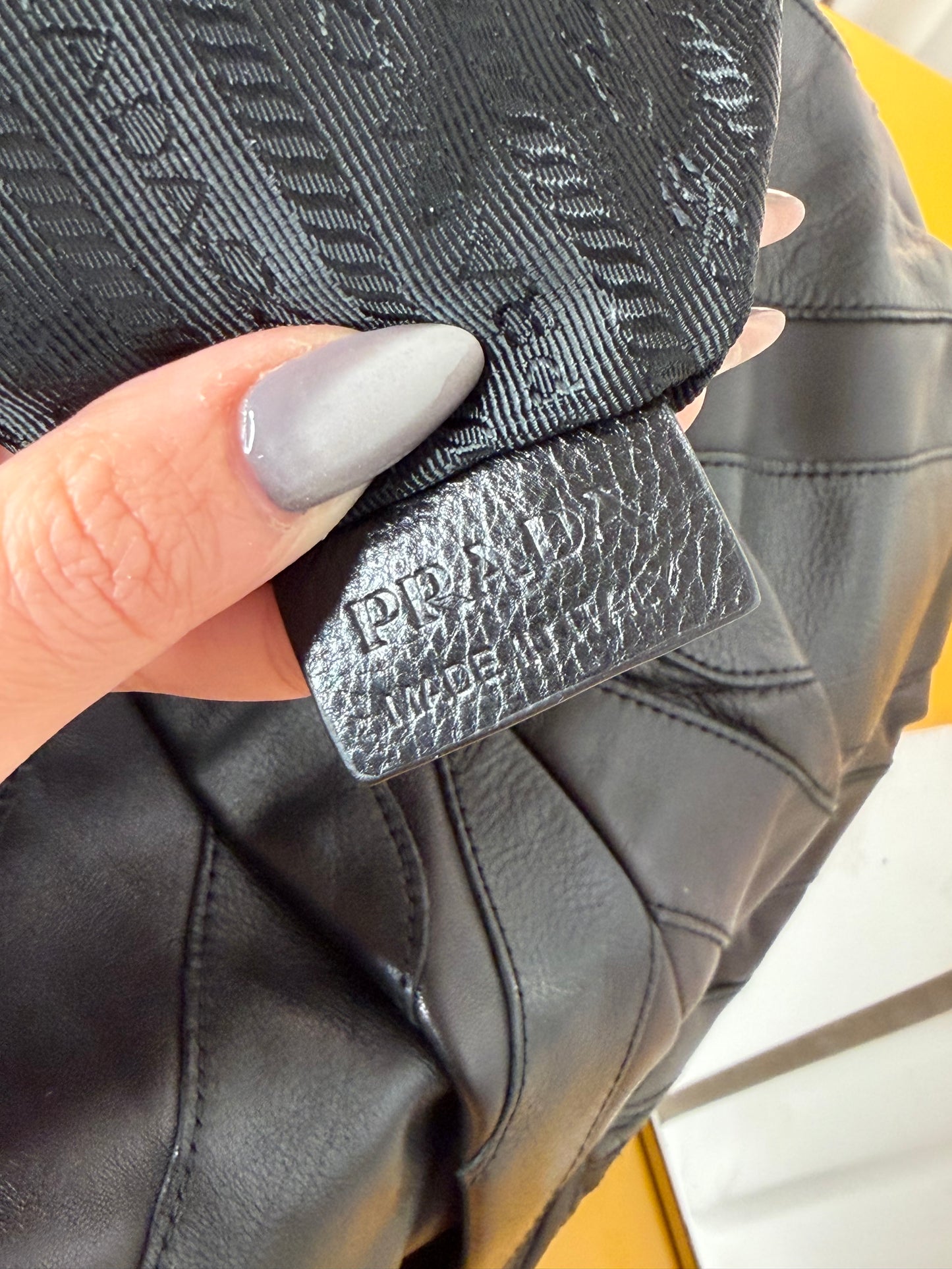 Prada soft leather