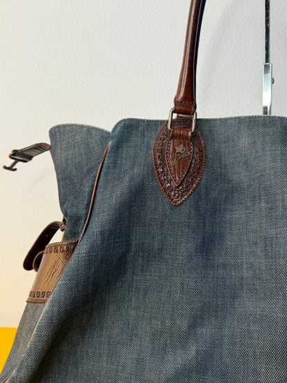 Fendi Etniko Tote Denim