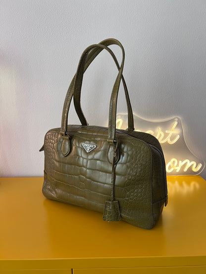 Bauletto Prada Verde
