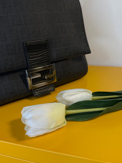 Fendi Mamma Tessuto Roll Nera