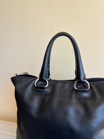 Prada tote nera con tracolla