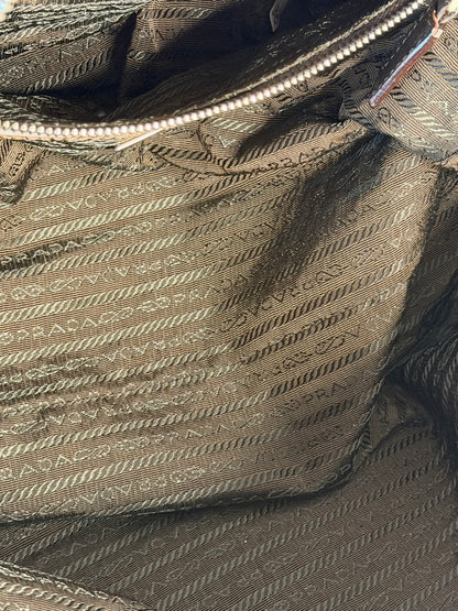 Prada Bauletto logo jaquard