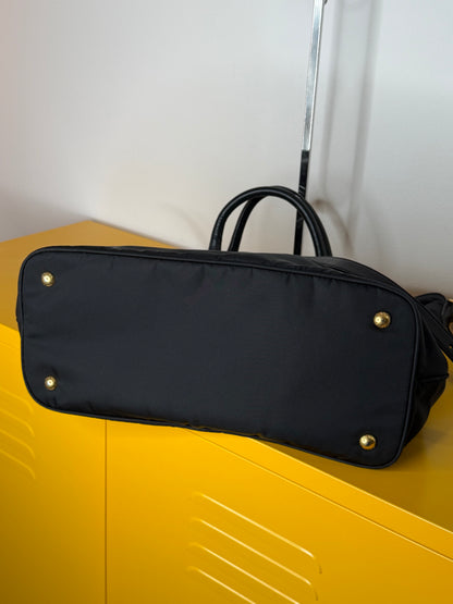 Prada tote nylon/pelle