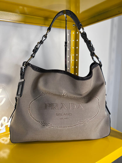 Prada logo Jaquard