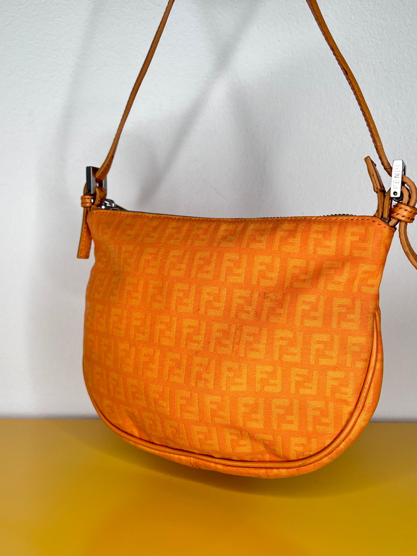 Fendi Pochette Monogram Orange
