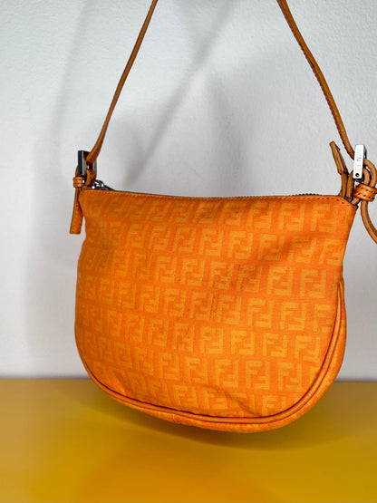 Fendi Pochette Monogram Orange