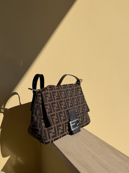 Fendi Mamma Baguette Zucca