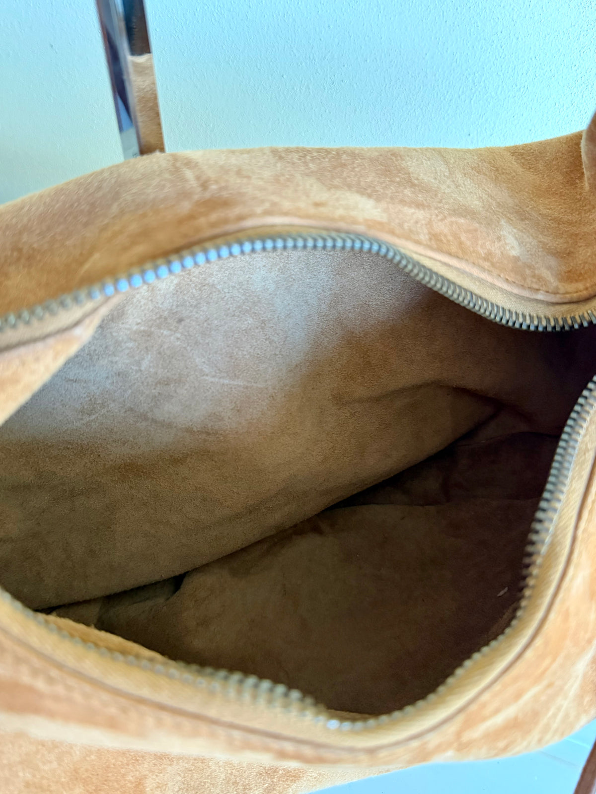 Gucci Suede Hobo Moon Bag