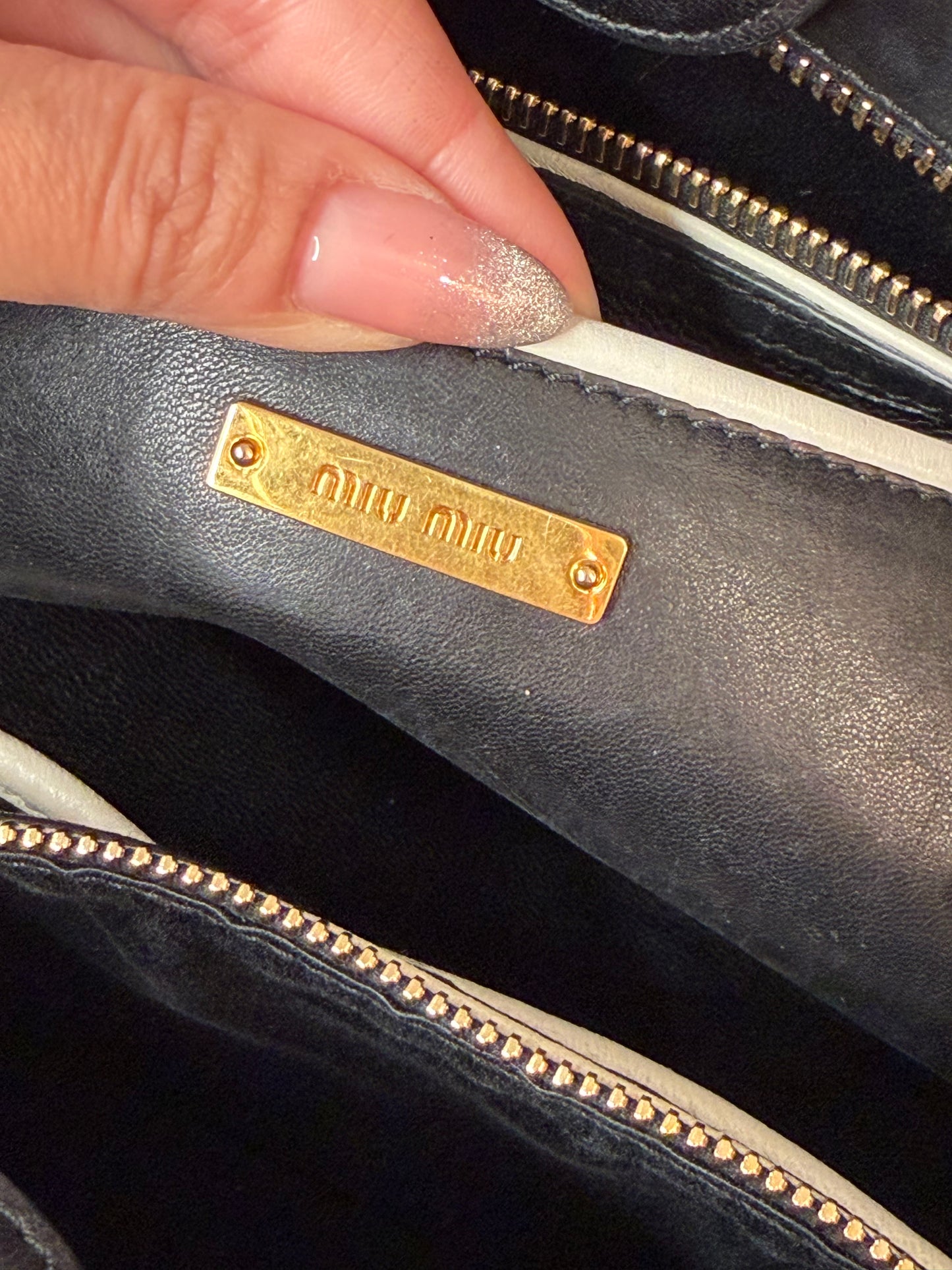 Miu Miu biker red
