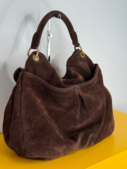 Miu Miu hobo suede