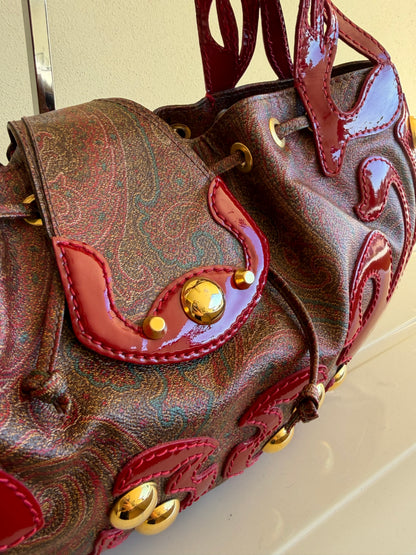 Etro Paisley vernice rossa