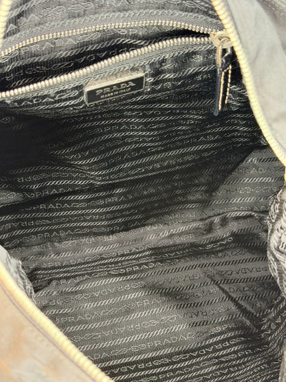 Prada tracolla tessuto/pelle