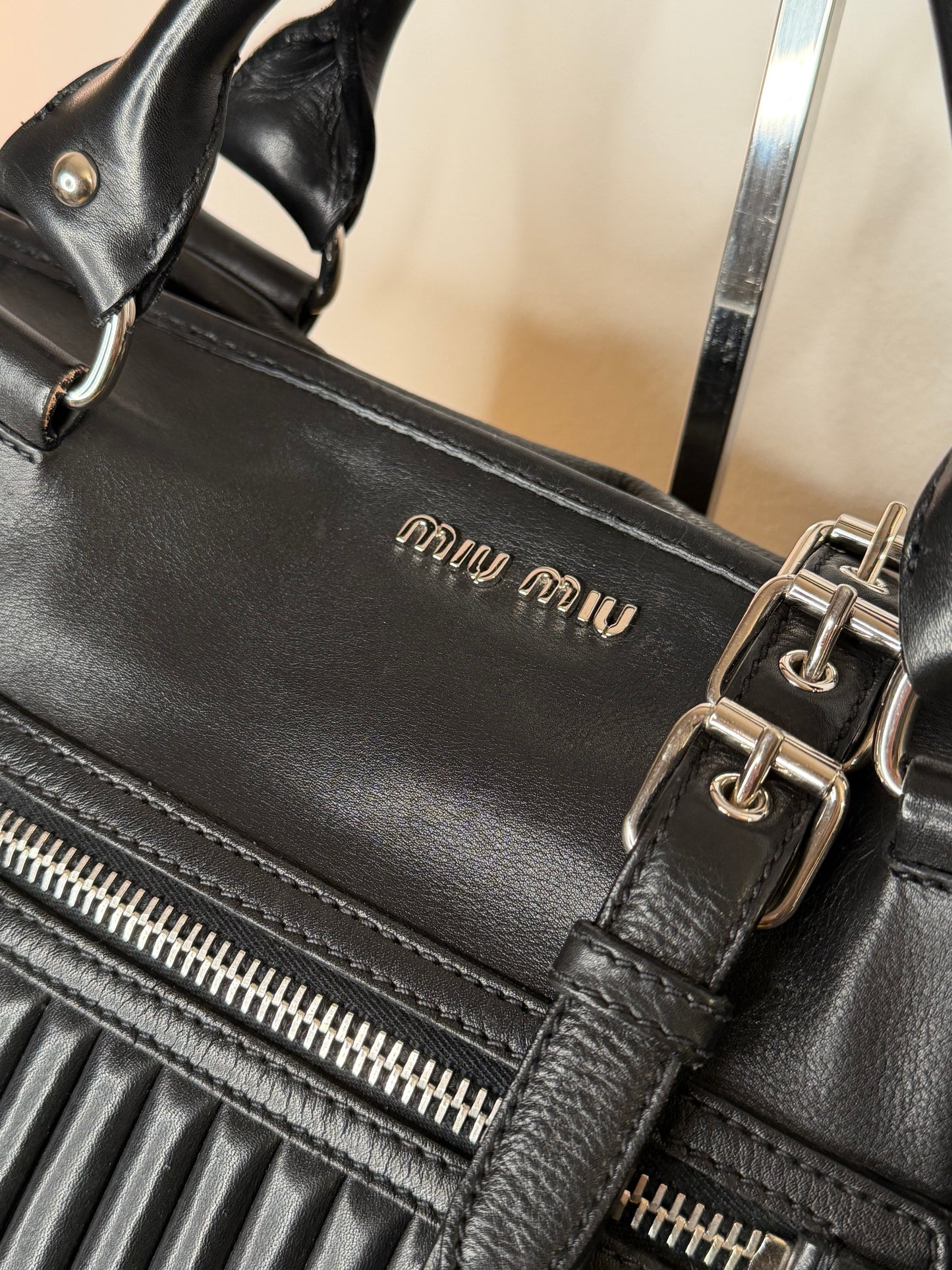 Miu Miu tote nera