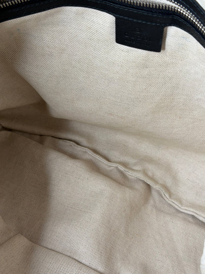 Gucci tracolla interlocking nera