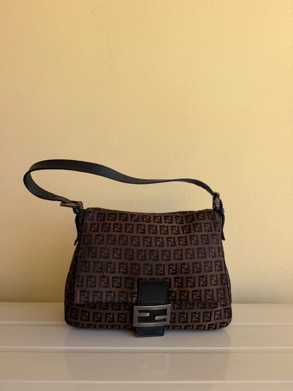 Fendi Mamma Baguette Zucchino Marrone