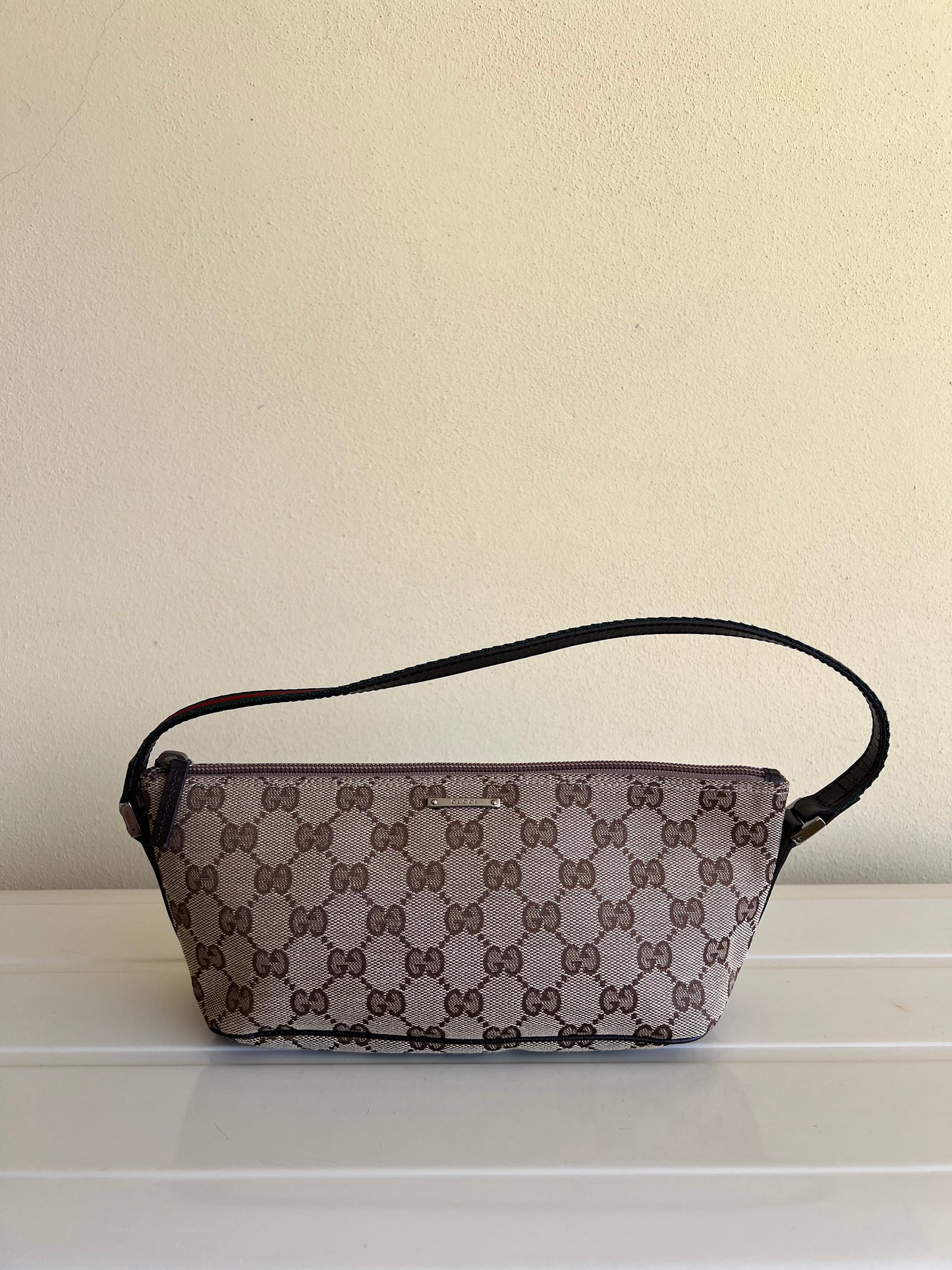Gucci boat bag classic monogram