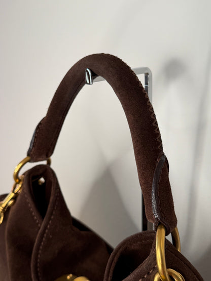 Miu Miu hobo suede