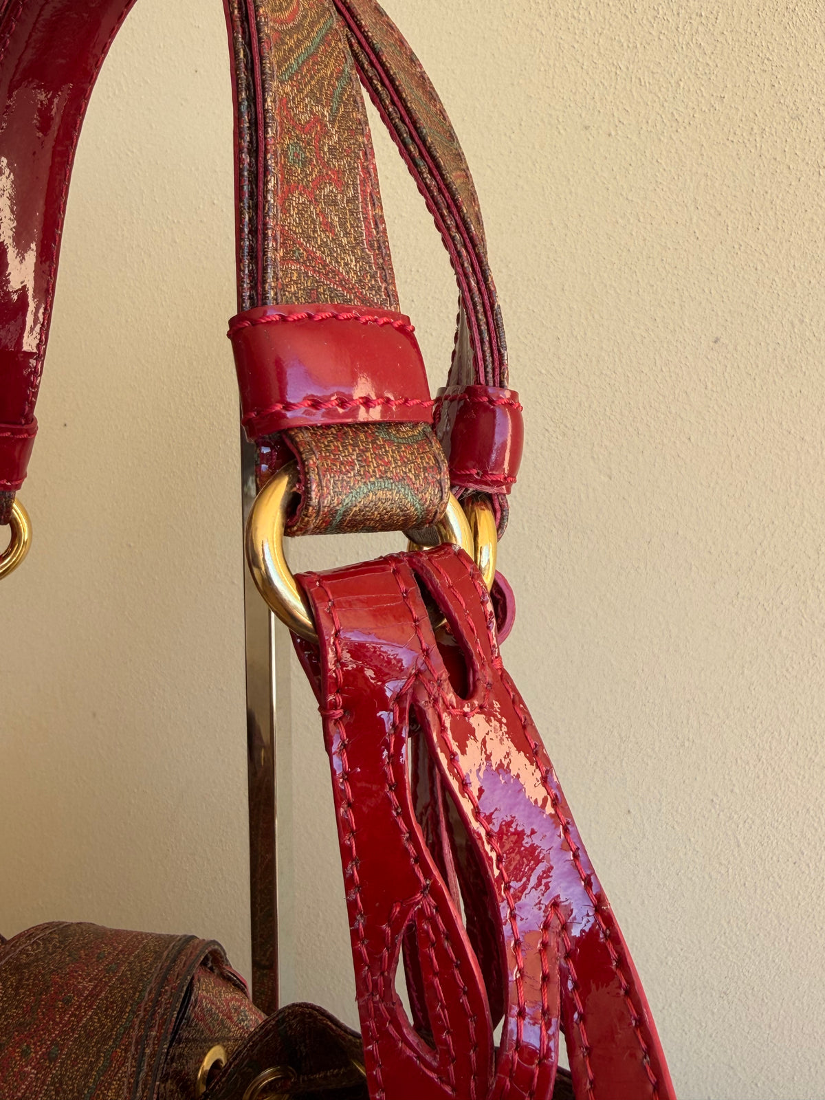 Etro Paisley vernice rossa