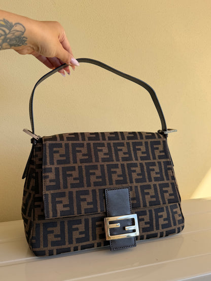 Fendi Mamma Baguette Zucca