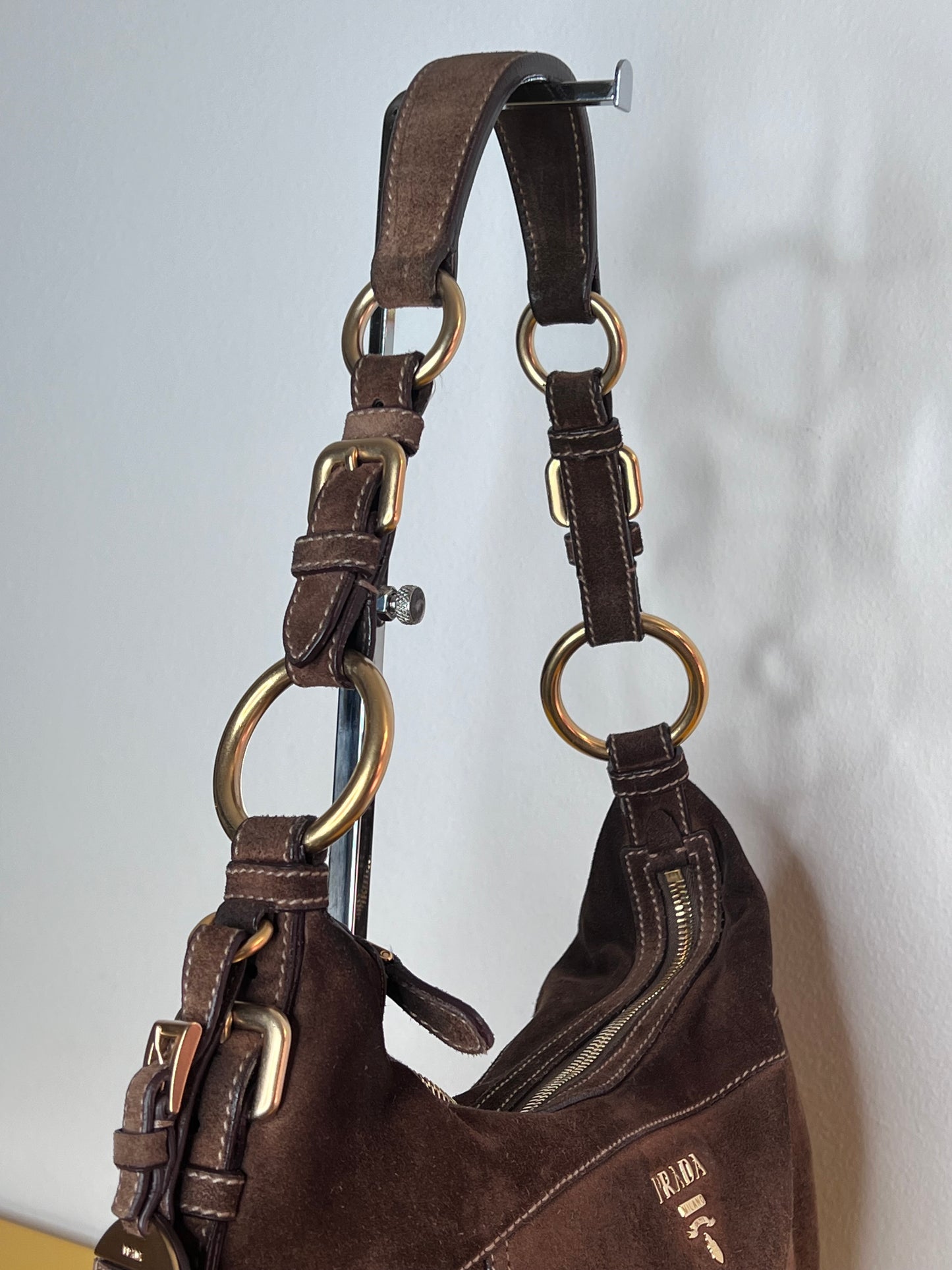 Prada Hobo in suede