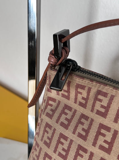 Fendi Mini Baguette Zucchino Rosa
