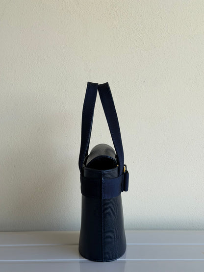 Salvatore Ferragamo Secchiello Bow blu