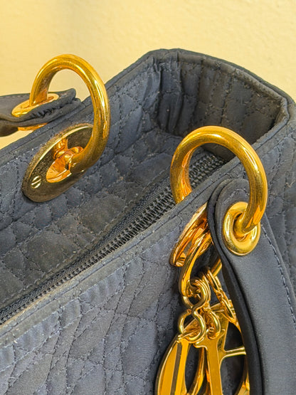 Christian Dior lady vintage blu notte